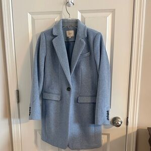 LOFT Women's Light Blue Blazer coat petites